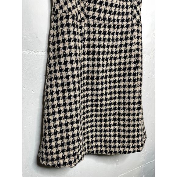 NEW Boutique Brand KORI Houndstooth Mini Dress Size Medium Sleeveless - Picture 3 of 9